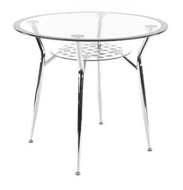 Signal Meble Molar Table Glass/Chrome