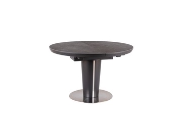 Söögilaud pikendatav Signal Meble Modern Orbit, hall, 1600 mm x 1200 mm x 760 mm