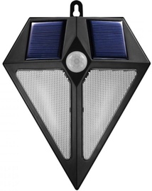 Maclean Solar Wall Lamp 6 LED Black