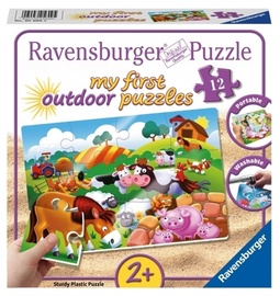 Пазл Ravensburger My first outdoor puzzles - Sweet Farm Animals 05609, 25 см x 18 см