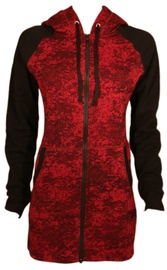 Džemperi Bars Womens Sport Jacket Red/Black 150 XS
