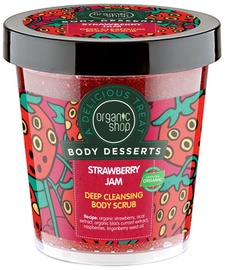 Скраб для тела Organic Shop Deep Cleansing Strawberry Jam, 450 мл
