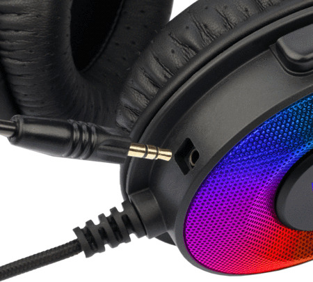 Žaidimų ausinės Redragon Pandora H350, juodos - Senukai.lt