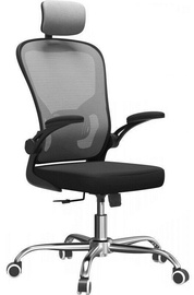 Офисный стул Top E Shop Swivel Dory, 62 x 65 x 122 см, черный/серый