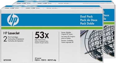Lazerinio spausdintuvo kasetė HP LaserJet 53X BLACK Doublepack
