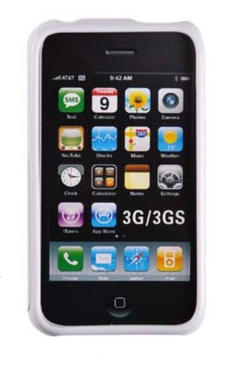 Чехол для телефона Telone, Apple iPhone 3G/Apple iPhone 3GS, белый