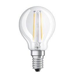 Lambipirn Osram LED, P45, soe valge, E14, 4 W, 470 lm, 2 tk