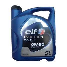 Машинное масло Elf Evolution 900 FT 0W - 30, синтетический, для легкового автомобиля, 5 л