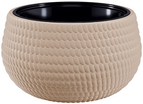 Цветочный горшок Form Plastic 4625-076, пластик, Ø 32 см, песочный