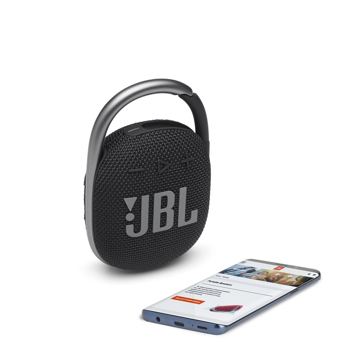 Bezvadu skaļrunis JBL CLIP4, melna, 5 W