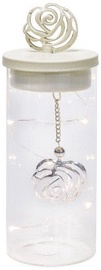 Home4you LED-Latern Glow D8xH21cm White 79997