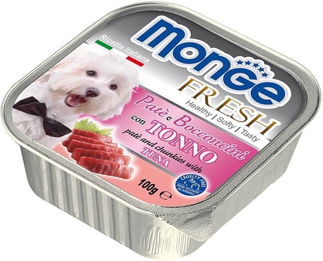 Влажный корм для собак Monge Fresh, тунец, 0.1 кг