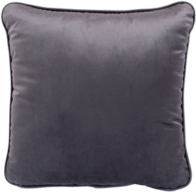 Декоративная подушка Home4you Velvet, серый, 450 мм x 450 мм