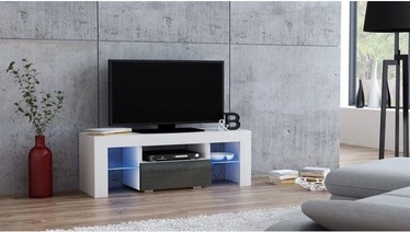 ТВ стол Pro Meble Milano 110 White/Grey, 1100x350x450 мм