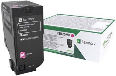 Tonera kasete Lexmark 75B20M0, sarkana