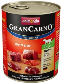 Mitrā barība (konservi) suņiem Animonda GranCarno, liellopa gaļa, 0.8 kg