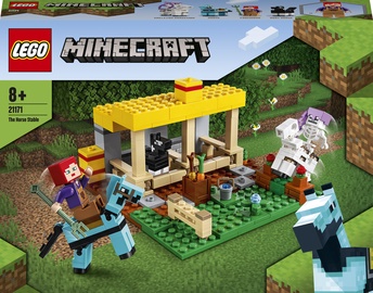 Konstruktors LEGO Minecraft Zirgu stallis 21171, 241 gab.