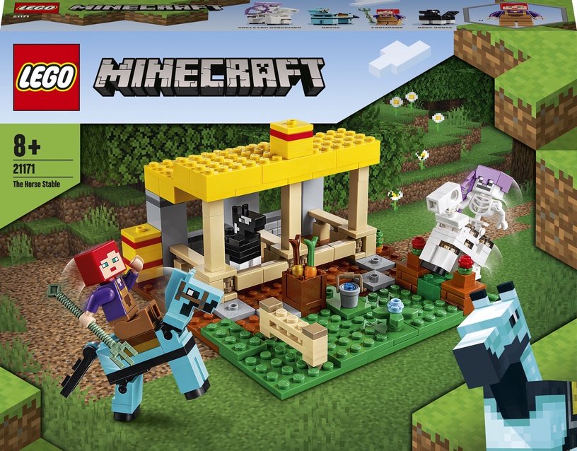 Konstruktor LEGO Minecraft Hobusetall 21171, 241 tk