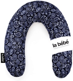 La Bebe Rich Cotton Nursing Maternity Pillow 30x104cm Eastern Mod Dark Blue 111353