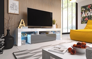 Cama Meble Toro 158 TV Stand White/Grey Gloss