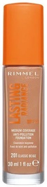 Grima bāze Rimmel London Lasting Radiance 201 Classic Beige, 30 ml