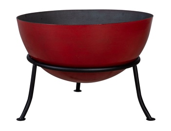 Home4you Warm Seeker Fire Pit D60x34cm Red