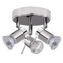 Modernus kryptinis šviestuvas Searchlight Aries 7443CC-LED, 3 x 4W GU10