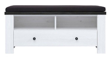 Kumode Black Red White Antwerpen 40x101x48cm White
