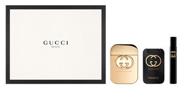 Gucci Guilty 75ml EDT + 100ml Body Lotion + 7.4ml EDT Rollerball 2019