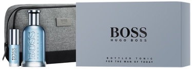 Hugo Boss Bottled Tonic 100ml EDT + 8ml EDT + Cosmetic Bag