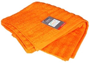 Verners Frotee Lines Pattern 50x100cm Orange