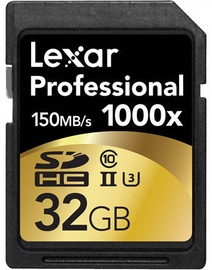 Lexar 32GB 1000X Professional SDHC UHS2
