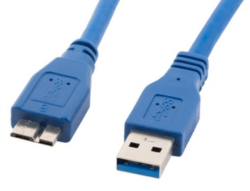 Lanberg Cable Micro USB / USB Blue 0.5m