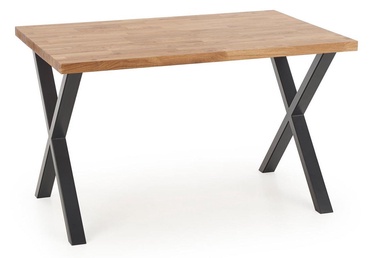 Halmar Table Apex 160 Solid Wood Oak/Black