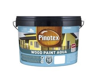 Krāsa Pinotex Wood Paint Aqua, sarkana, 9 l