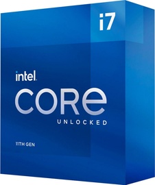 Procesorius Intel Intel® Core™ i7-11700K 3.60GHz 16MB BOX, 3.6GHz, LGA 1200, 16MB