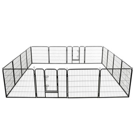 Защита VLX Dog Playpen 16 Panels Black, 4000x800x800 мм