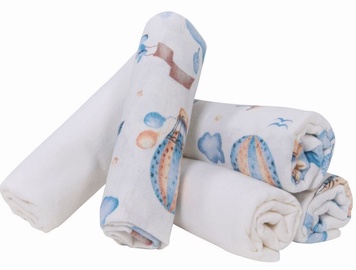Пеленки Lulando Art Collection Flannelette, 700 мм x 800 мм, 5 шт.