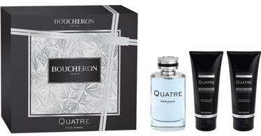 Набор для мужчин Boucheron Boucheron Quatre 100 ml EDT + 100 ml Aftershave Balm + 100 ml Shower Gel