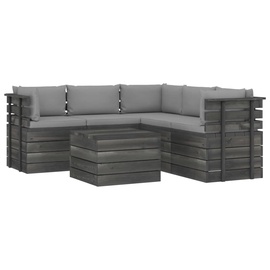 Āra mēbeļu komplekts VLX Lounge Set 3061900, pelēks, 1-4 sēdvietas
