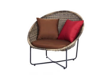 Садовый стул Masterjero Good Morning, коричневый, 92 см x 102 см x 84 см