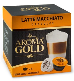 Kavos kapsulės Aroma Gold, 0.193 kg, 16 vnt.