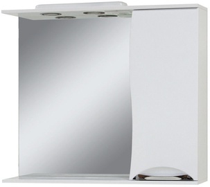 Vannas istabas skapis Sanservis Laura-65 XB 1D White 65x85x17cm