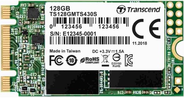 Kietasis diskas (SSD) Transcend 430S M.2 SATAIII, M.2, 128 GB