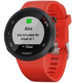 Viedais pulkstenis Garmin Forerunner 45, sarkana