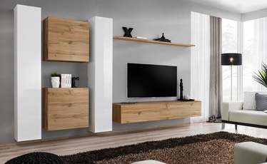 ASM Switch VI Wall Unit White/Wotan Oak