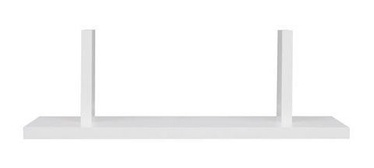 Black Red White Junona Line Wall Shelf 50cm White