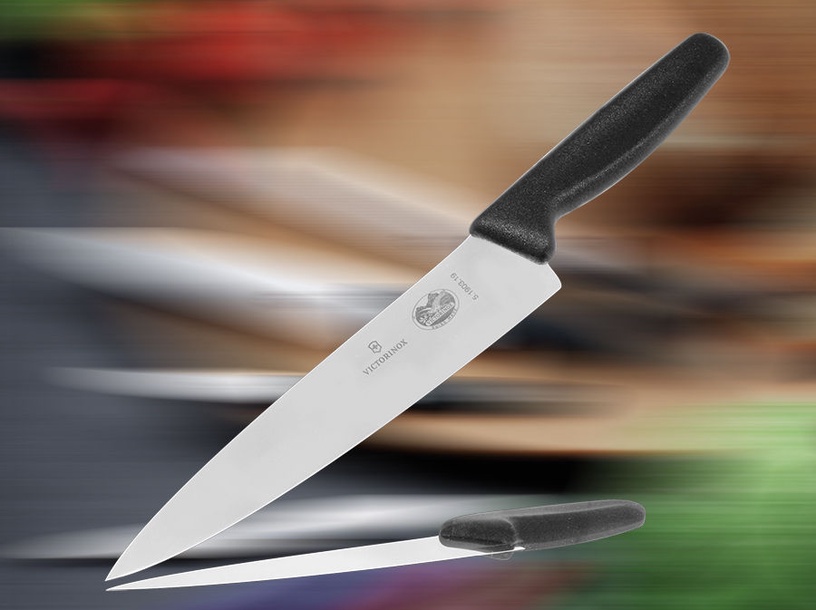 Virtuves nazis Victorinox Fibrox Carving Knife, 150 mm, gaļas, nerūsējošais tērauds/polipropilēns (pp)