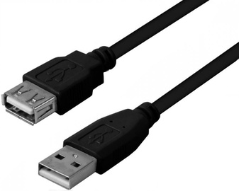 Brackton Cable USB to USB, juoda, 2 m