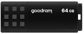 USB atmintinė Goodram, juoda, 64 GB